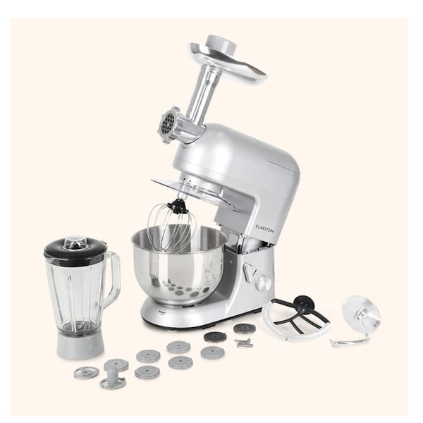 Sivi multifunkcionalni kuhinjski robot Klarstein Lucia Argentea-image-1