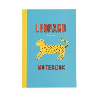 Bilježnica 60 stranica A5 format Leopard - Rex London