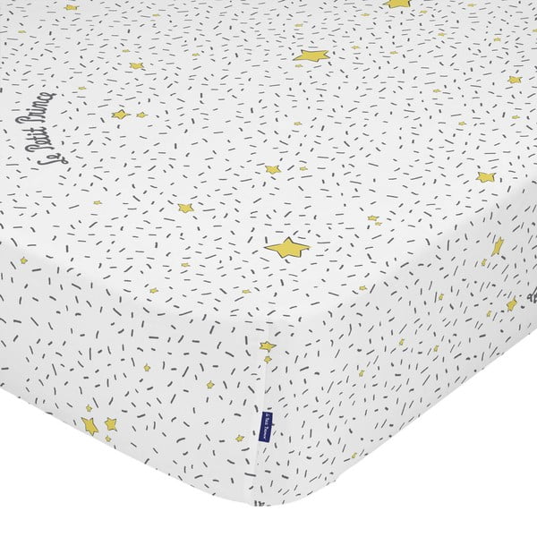 Rastezljiva pamučna dječja plahta za krevet za jednu osobu 90x200 cm Aventureux - Mr. Fox