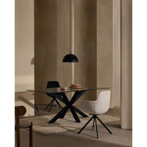 Bež podstavljene blagovaonske stolice u setu s naslonima za ruke 2 kom Tissiana – Kave Home-image-2