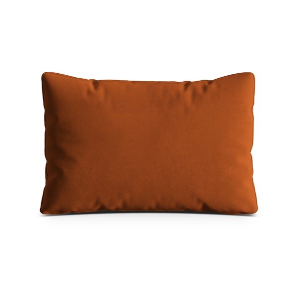 Baršunast ukrasni jastuk za sjedeću garnituru boje terakote Kemi – Cosmopolitan Design