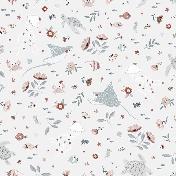 Dječja tapeta 10 m x 50 cm Dreamy Sealife – Lilipinso
