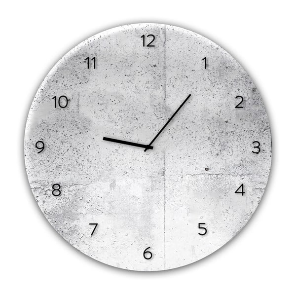 Zidni sat Styler Glassclock Wall, ⌀ 30 cm