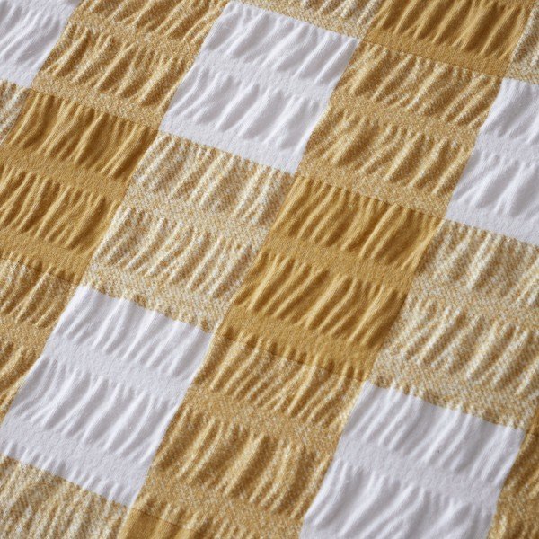 Žuta  flanelska posteljina za krevet za jednu osobu 135x200 cm Gingham Check – Catherine Lansfield-image-4