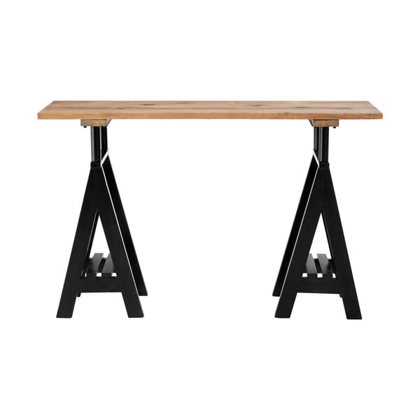 Pomoćni stol s pločom stola od borovine u prirodnoj boji 45x130 cm Hampstead – Premier Housewares