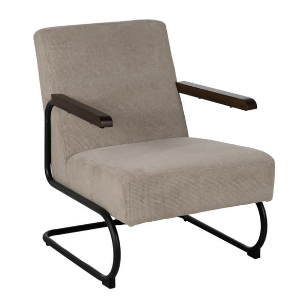 Smeđe-siva fotelja od šenila Industra – Ixia