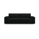 Crna sklopiva sofa od bouclé tkanine 247 cm Jodie – Micadoni Home