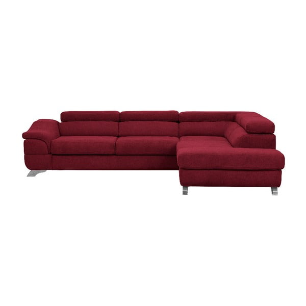 Crveni kauč na razvlačenje Windsor &amp; Co Sofas Gamma, desni kut