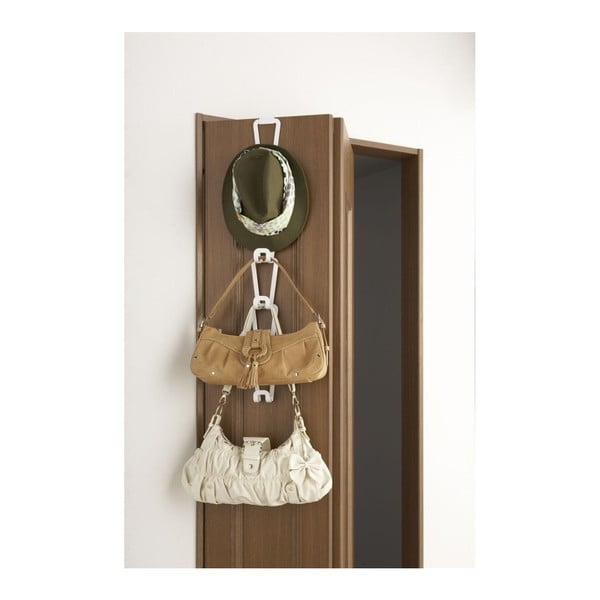 Bijela vješalica za torbe sa 6 kuka YAMAZAKI Kanazawa-image-3