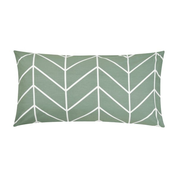 Set od 2 zelene pamučne jastučnice by46 Mirja, 40 x 80 cm