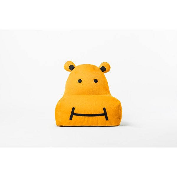 Senf žuta dječja vreća za sjedenje The Brooklyn Kids Hippo-image-1