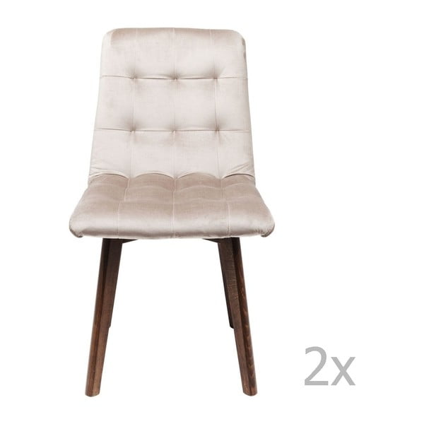 Set od 2 sive blagovaonske stolice Kare Design Moritz