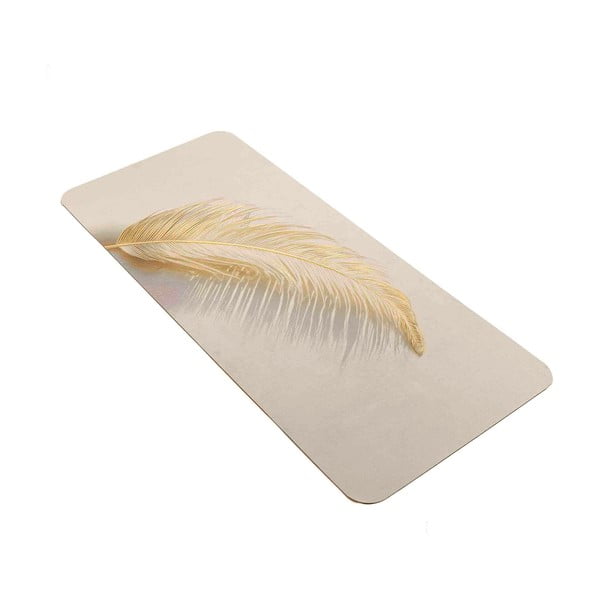 Svjetlo smeđa kupaonska prostirka 50x120 cm Angelica – douceur d'intérieur-image-4