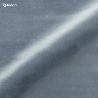 Svijetlo plavi tapecirani bračni krevet s prostorom za odlaganje s podnicom 180x200 cm Hauke – Makamii