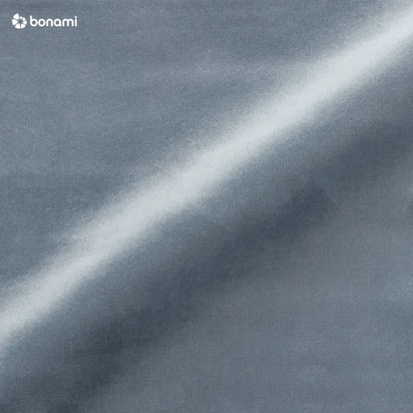 Svijetlo plavi tapecirani bračni krevet s prostorom za odlaganje s podnicom 140x200 cm Hauke – Makamii-image-1