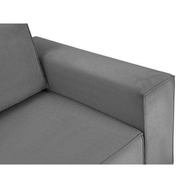 Kauč na razvlačenje od tamnosivog samta Mazzini Sofas Azalea-image-1