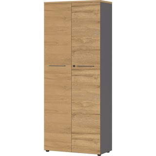 Antracit ormar u dekoru hrasta 80x197 cm Agenda - Germania