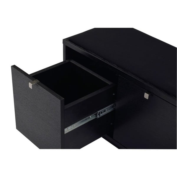 Crni ormarić za cipele s klupom Confetti – Rowico-image-4