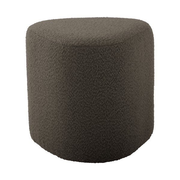 Sivi/smeđi tabure od bouclé tkanine Ada – Leitmotiv-image-2