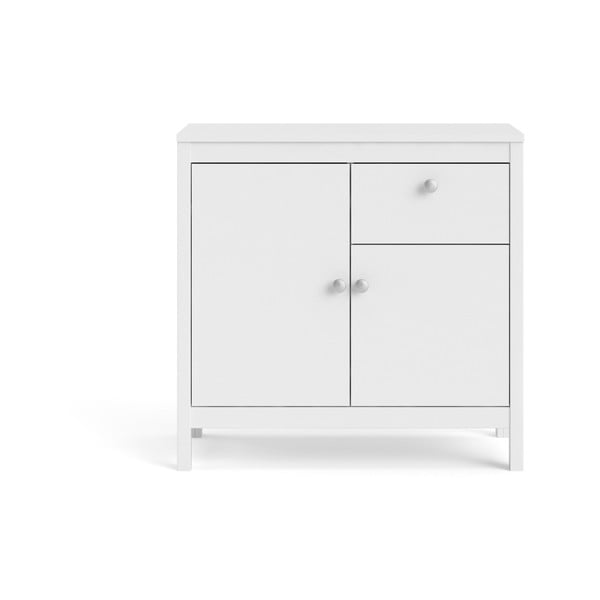 Bijela niska komoda 82x80 cm Madrid – Tvilum-image-2