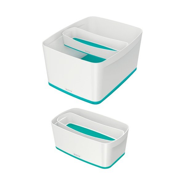 Bijelo-tirkizni Organizator Leitz MyBox, duljina 31 cm-image-3