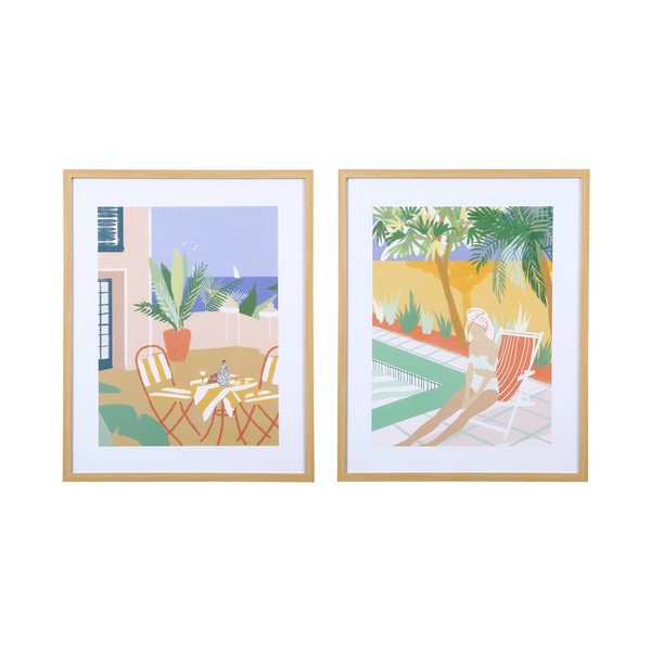 Set postera u okviru 2 kom 42x52 cm Gallery - Sema