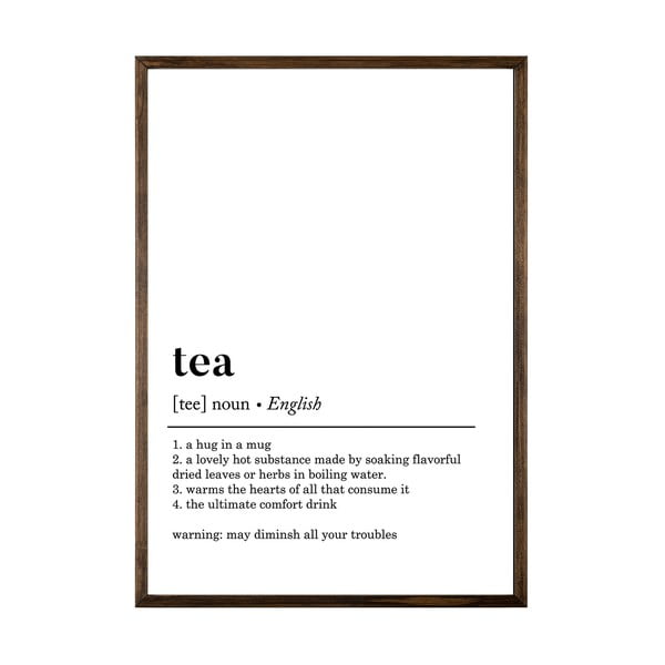 Plakat 50x70 cm Tea - Wallity