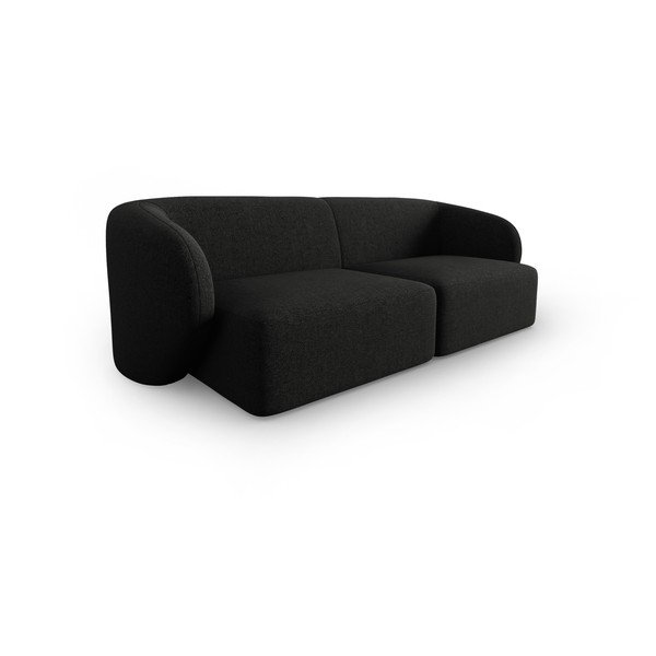 Crna sofa od šenila 188 cm Paolo – Milo Casa-image-2