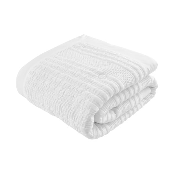 Bijeli prošiven prekrivač za bračni krevet 220x220 cm Lennon Stripe – Catherine Lansfield-image-2