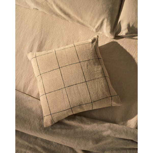 Ukrasna jastučnica od mješavine lana 45x45 cm Ayame – Kave Home-image-1