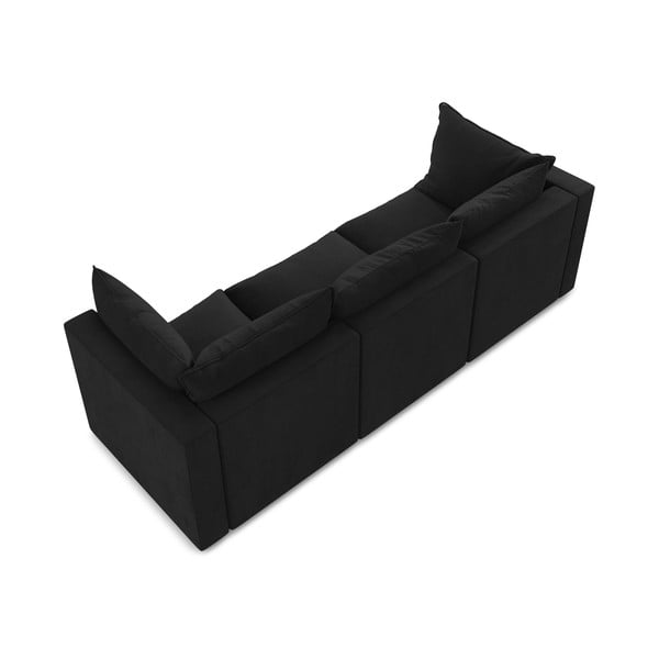 Crna sofa 255 cm Manao – Makamii-image-3