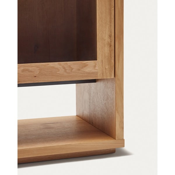 Vitrina u dekoru hrasta u prirodnoj boji 100x185 cm Alguema – Kave Home-image-3