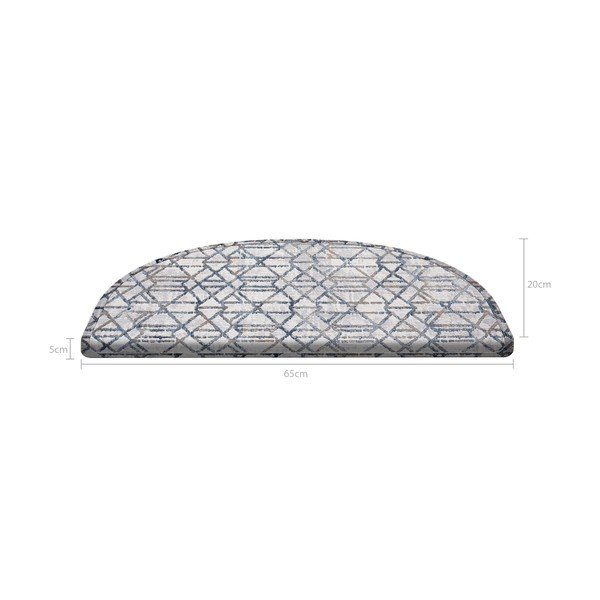 Sivi tepisi za stepenice u setu od 16 komada Cottage Warmth - Vitaus, 65 x 20 cm-image-4