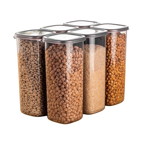 Posude za namirnice u setu 6 kom za čuvanje hrane Fresco – Hermia