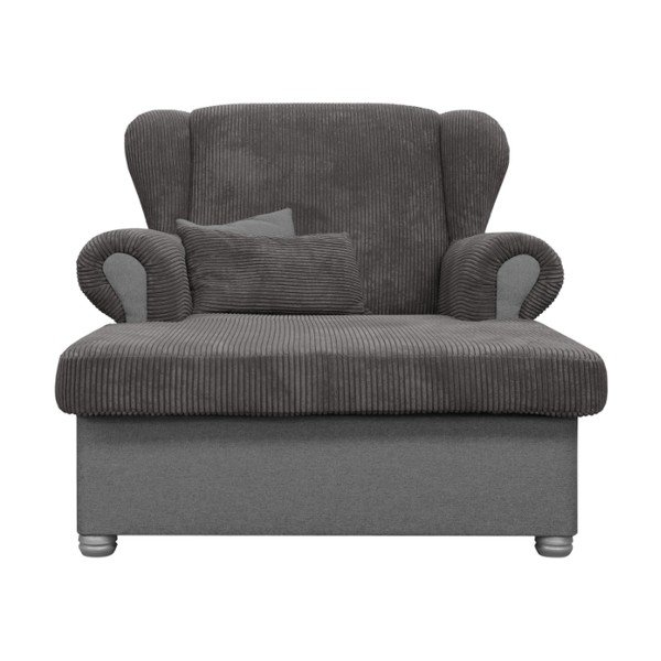 Smeđe-siva ležaljka od samta Lord – Ropez-image-2