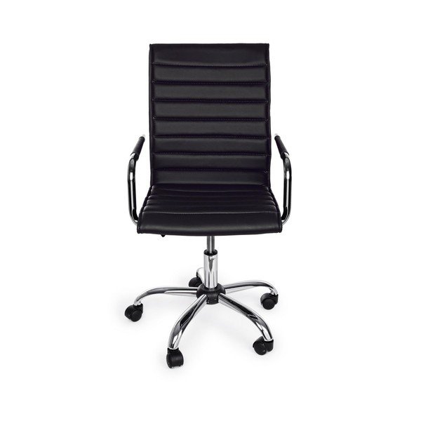 Crna uredska stolica od umjetne kože Perth – Yes Everyday-image-2