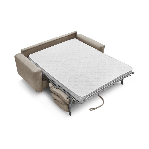 Smeđe-siva sofa za spavanje/sklopiva 220 cm Cocoone – Bobochic Paris-image-3