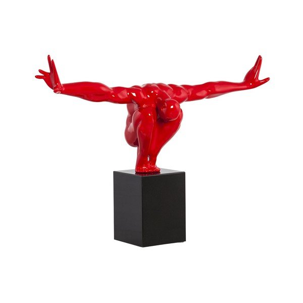 Crvena ukrasna statueta Kokoon Dive