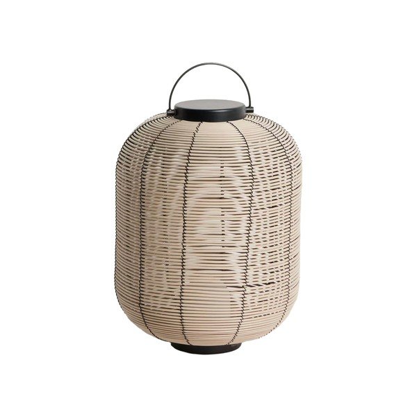 Smeđe-siva LED lanterna s USB (visina 36 cm) Saranella – Kave Home