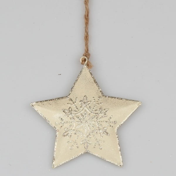 Metalni viseći ukras u obliku Dakls Snowing zvijezde