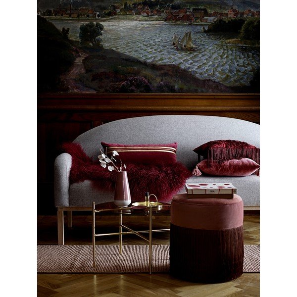 Svijetloružičasti pamučni tepih Bloomingville Romantic, 70 x 240 cm-image-1