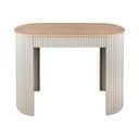 Bež metalni pomoćni stol 40x100 cm Estriado  – Leitmotiv