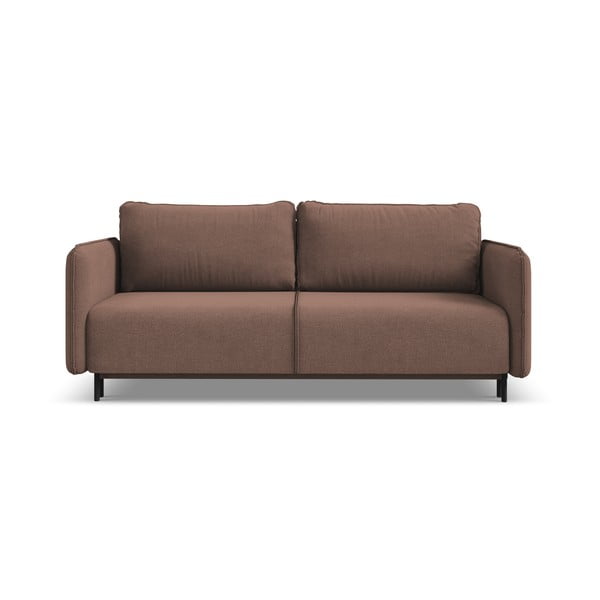 Ružičasta sklopiva/s prostorom za odlaganje sofa 226 cm Luana – Makamii