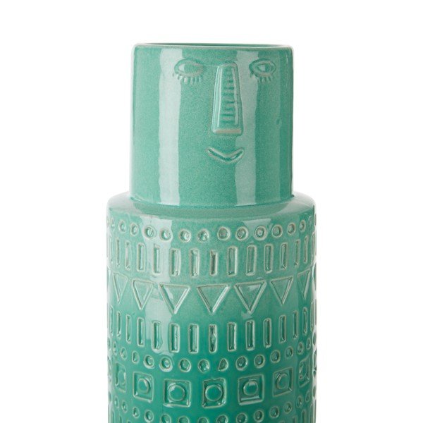 Pastel Zelena vaza kamenina Premier Housewares Mimo-image-2