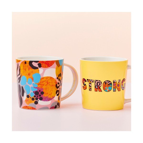 Porculanske šalice u setu 2 kom 380 ml Be Fierce – Maxwell & Williams-image-2