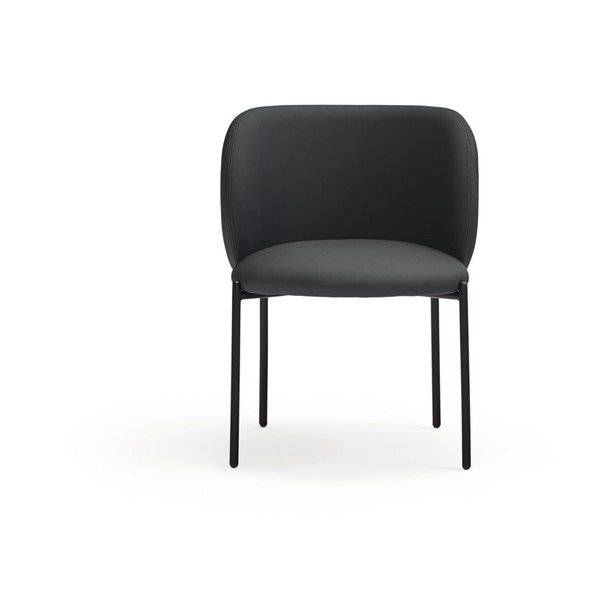 Crne podstavljene blagovaonske stolice u setu 2 kom Mogi – Teulat-image-1