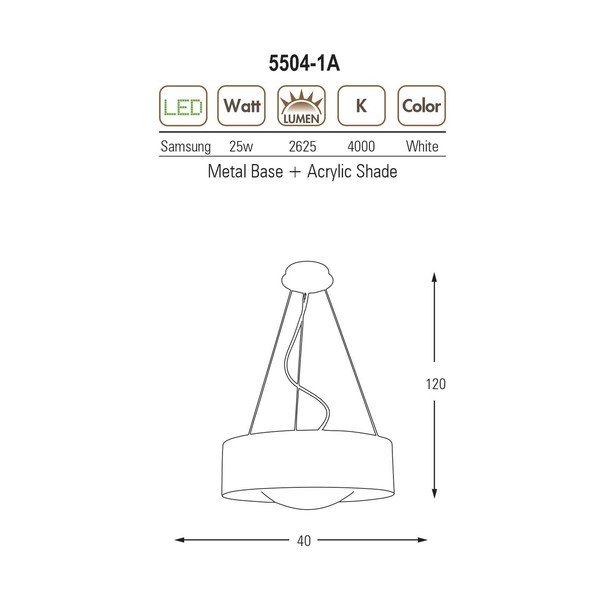 Bijela viseća lampa Homemania Decor Salvo-image-2