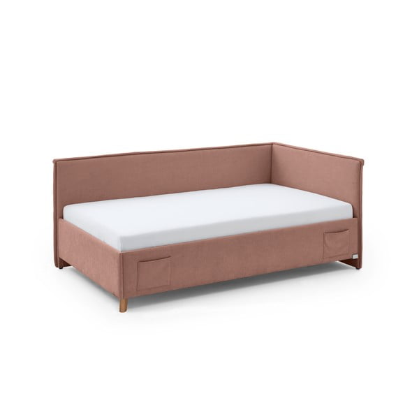 Ružičasti dječji krevet s prostorom za pohranu 120x200 cm Fun – Meise Möbel
