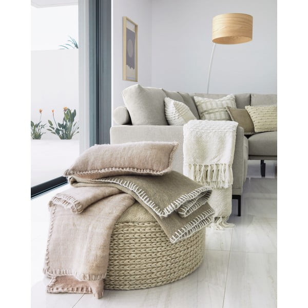 Ukrasna jastučnica od mješavine vune 30x50 cm Augustina – Kave Home-image-4