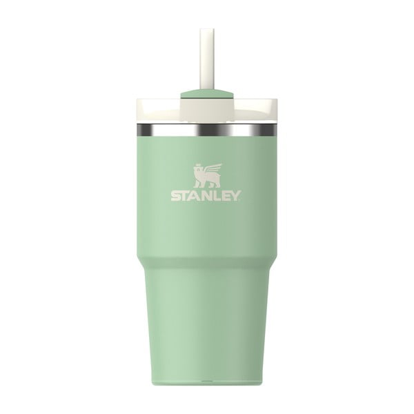 Kadulja zelena termosica od nehrđajućeg čelika sa slamkom 600 ml Quencher H2.0 FlowState Tumbler Pistachio – Stanley